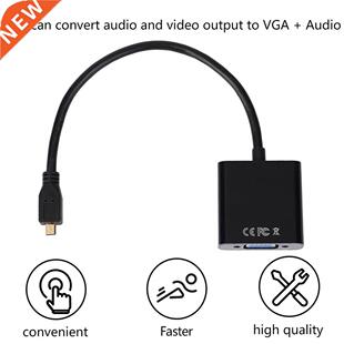 Professional 1080P Micro HDMI to VGA Female Video Cable Conv