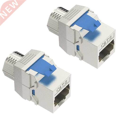 2 Pcs Keystone Module CAT 8 Jack Shielded RJ45 Socket Tool-F