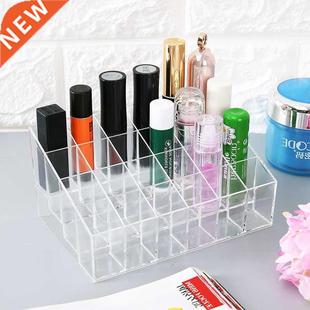 24/6 Grid Lipstick Box Acrylic Makeup Organizer Storage Box