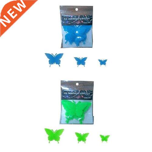 12pcs Luminous Butterfly Decal Art Wall Stickers Home Decor