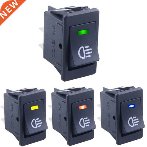 KCD4 Rocker Switch ON-OFF 2 Position 4 Pins LED 12V 35A aut