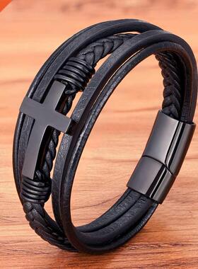 XQNI Luxury Multicolor Cross Design Classic ainless eel