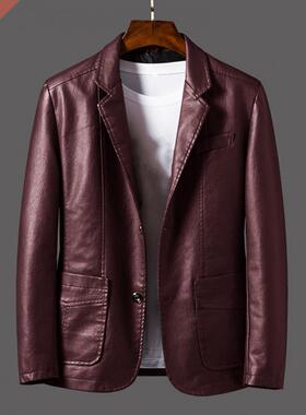 2021 Hot Sale New Winter/Autumn Men's Jacket Faux Leather Tu