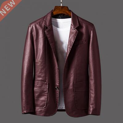 2021 Hot Sale New Winter/Autumn Men's Jacket Faux Leather Tu