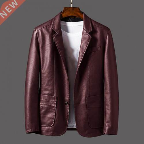 2021 Hot Sale New Winter/Autumn Men's Jacket Faux Leather Tu