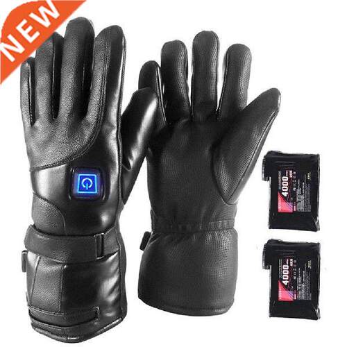 Men Women Rechargeable Electric Warm Heated Gloves Battery