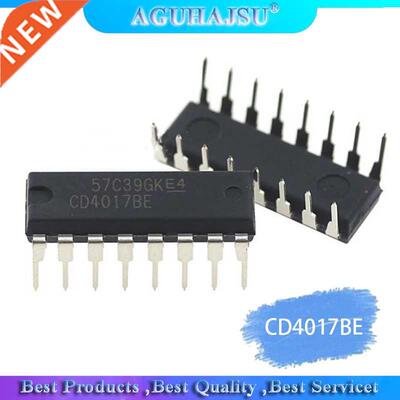 10PCS CD4017BE DIP16 CD4017 DIP CD4017B new Decimal count/di