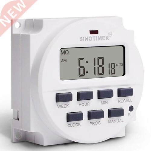 DC 12V AC LCD 7 Days Programmable Timer Switch Countdown Tim
