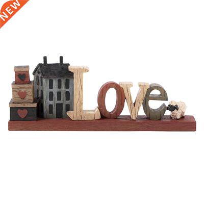 LOVE Letter Resin Home Decoration Tabletop Ornament
