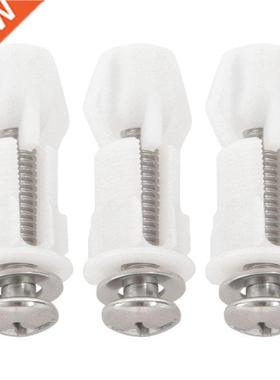 Toilet Seat Hinges Screws WC Hole Fixing Easy Installation 6