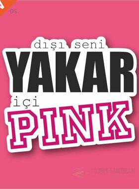 Pink Laptop and Phone Sticker-Decal max.8cm