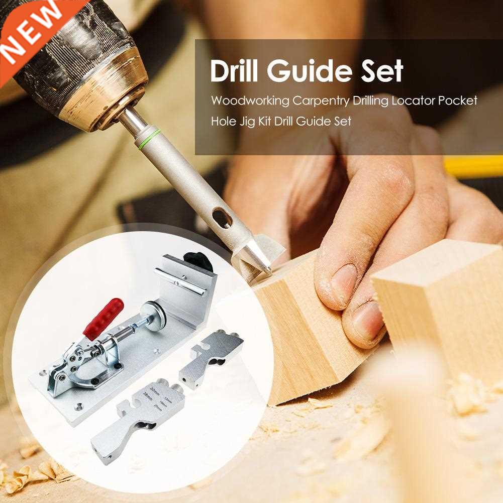 Drill Guide Set Pocket Jig Drill Hole Punch Locator