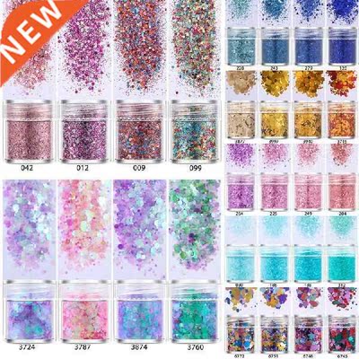 4 pots/set Color Mix UV Epoxy Resin Mold Filling Sequins