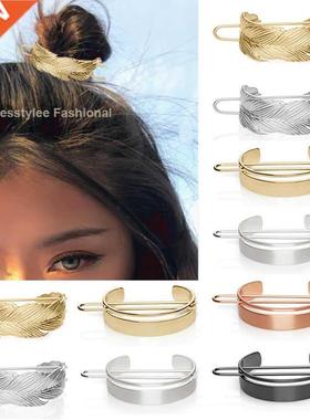 Minimlist lloy Round Top Hirpin Cge Holder Cge Fshion