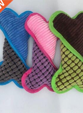 Plush Dog Toys Squeaky Bone Puppy Chew Toy Interactive Cat