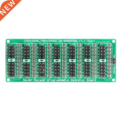 7 Decade Resistor Board 1R-9999999R Step Accuracy 1R 1/2 Wat