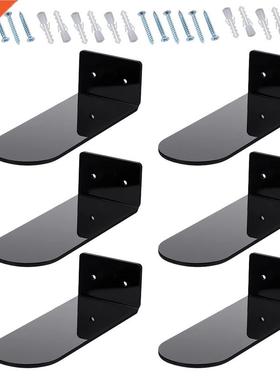 Floating Shoe Display Shelves Set Of 6 Acrylic Sneaker