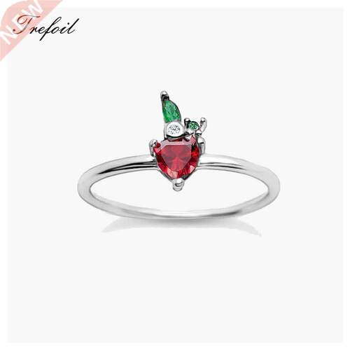 Ring Strawberry 925 Sterling Silver Brand New Fine Woman Jew