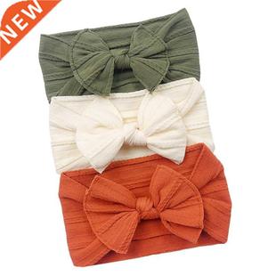 3pcs/Set Baby Hair Band Set For Girls Bow Elastic Headbands