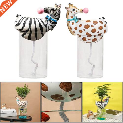 Automatic Self Watering Glass Plant Flower Pot Garden