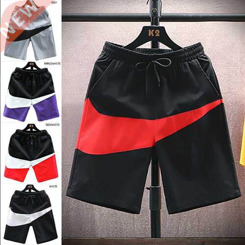 Short Pants Men 1 Piece Casual Knee-Length Oversize Wide Loo