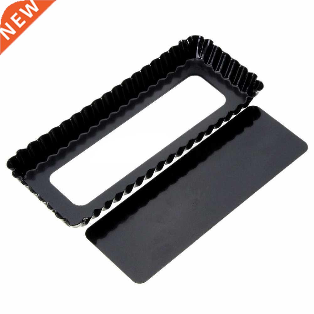 Rectangle Fluted Pie Tart Pan Mold Baking Removable Bottom N