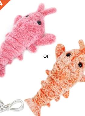 Flopping Lobster Cat Toy Interactive Realistic Plush