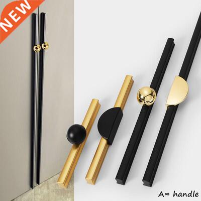 Modern Cabinet Handles Zinc Alloy Gold Black Cupboard Door P
