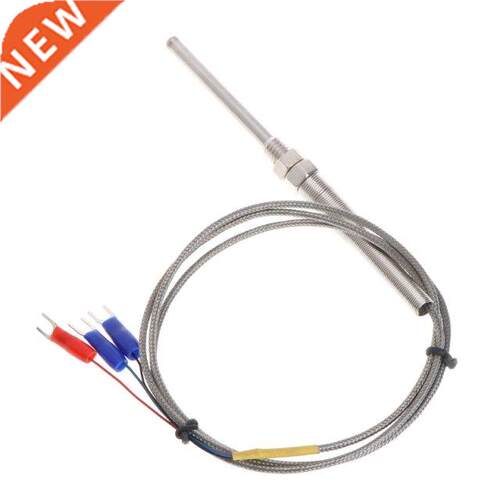 1M PT100 Thermocouple Probe 5mm x 50mm -Wire M8 Thread .F