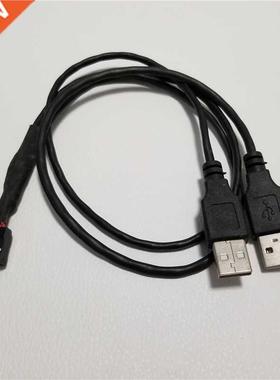 Dupont Adapter to Dual USB Type A 1 to 2 Splitter Data Power