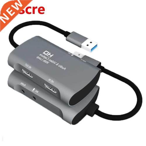 2Pcs USB3.0 4K to Dual HDMI, 1080P Video Capture Card Free D