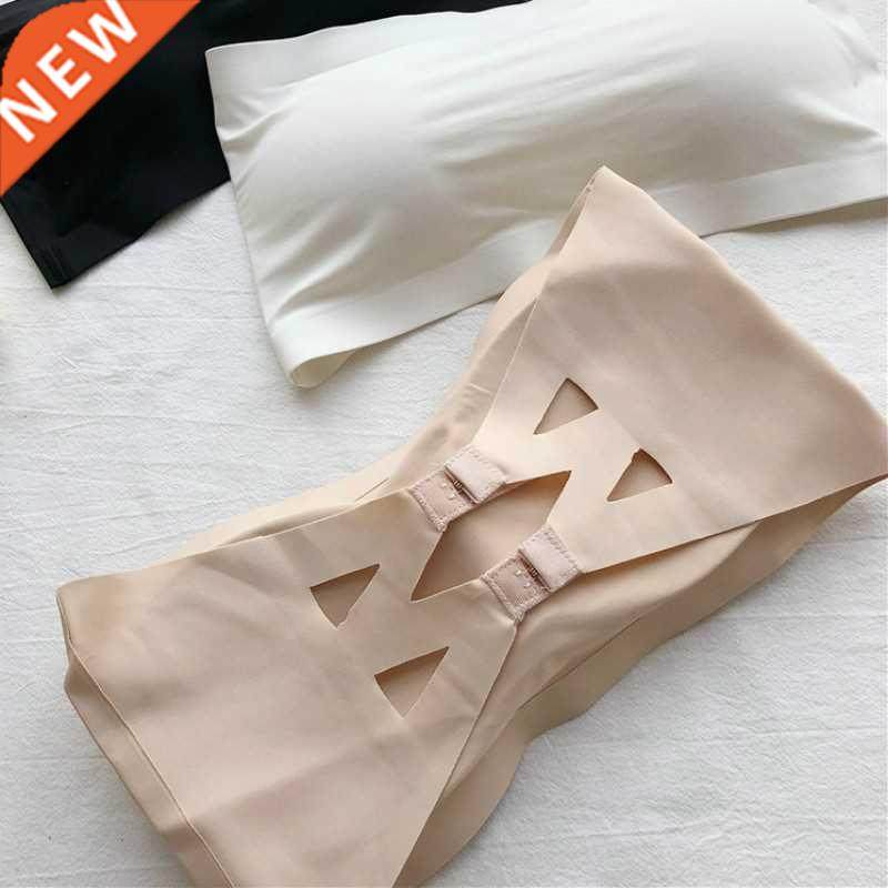 New One Piece Seamless Tube ops Women Invisible Bra Intimate
