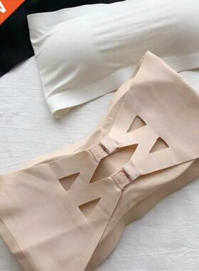 New One Piece Seamless Tube ops Women Invisible Bra Intimate