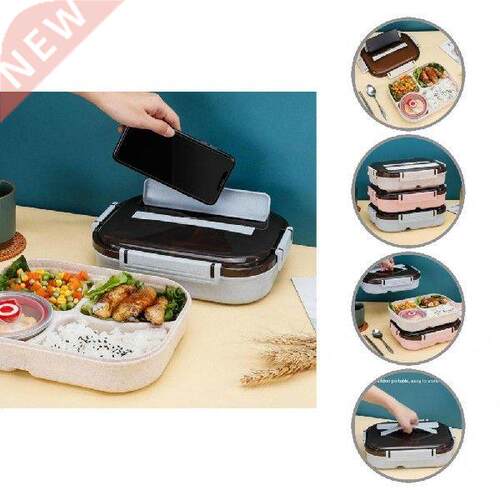 Lunch Box Bento Box For School Kids Office Worker Microwave