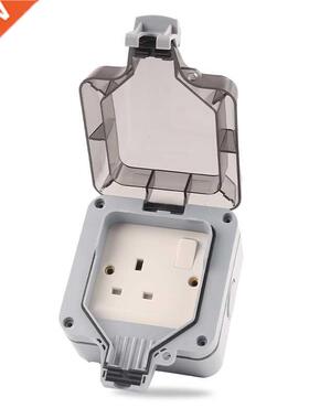 IP66 Weatherproof Waterproof Outdoor White Wall Power Socket