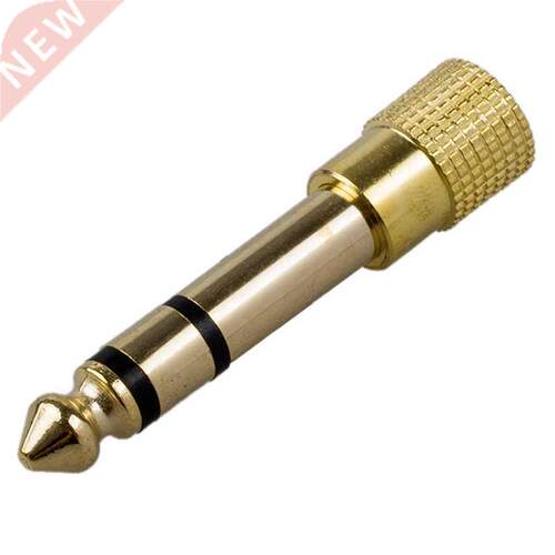 QUALITY+HEADPHONE+ADAPTER+STEREO+GOLD+PLUG+1/4