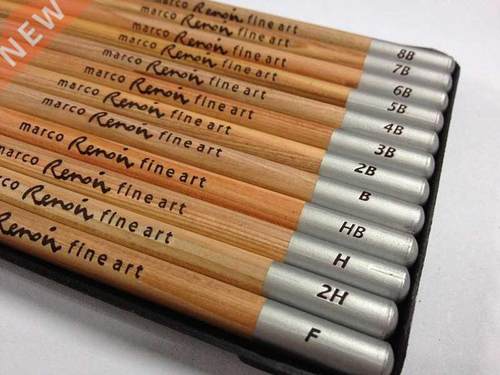 MARCO RAFFINE FINE ART SET OF 12 PIECE SKETCHING PENCILS TI