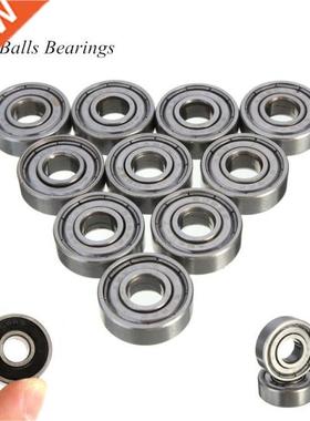 10Pcs/Set Miniature Ball Bearings Small Wear Carbon Steel Si
