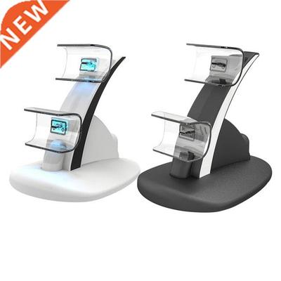 For PS5 Controller Charger Double USB Fast Charging Docking