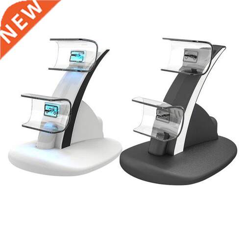 For PS5 Controller Charger Double USB Fast Charging Docking