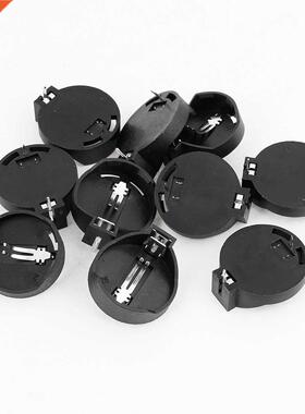 10pcs Black Round Button Holder Case for CR202 2016 2025