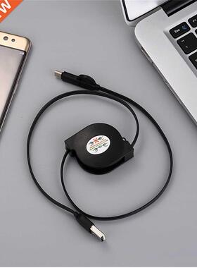 Universal Micro USB Type-C 2 in 1 Retractable Data Charger C