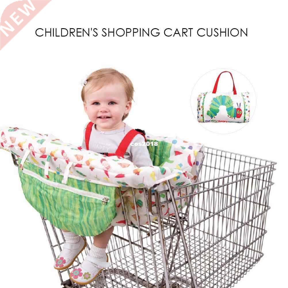 Foldable Portable Baby Printing Shopping Cart Seat Cover Cus