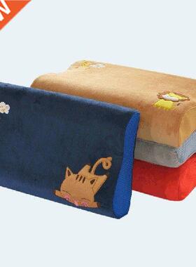 Cute cartoon memory foam neck pllow ce slk adult chld