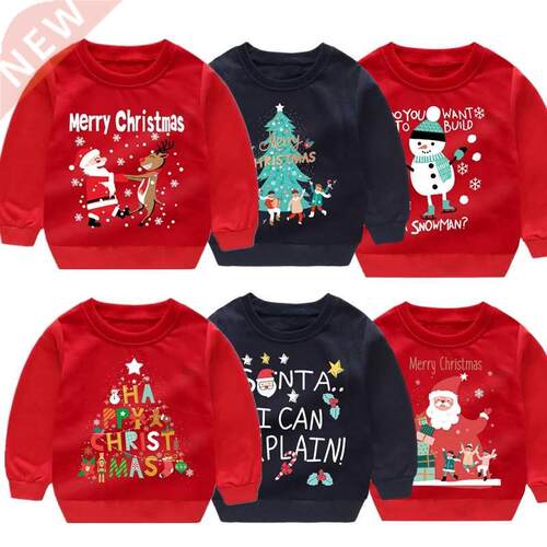 Children's Clothing for Boy Christmas Sweatshirt Baby Boy Sa