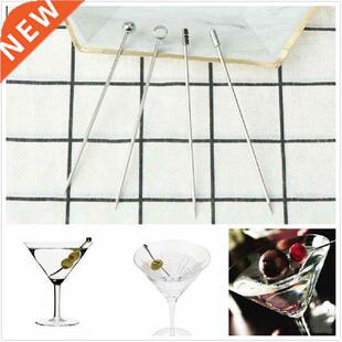 4Pcs/set Cocktail icks ainless eel Fruit Fork