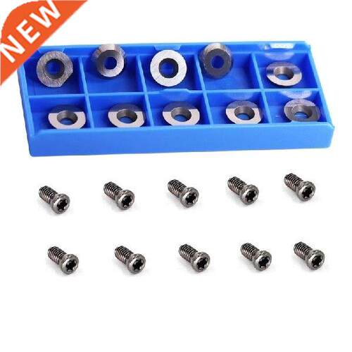 10 Pcs/Set 12mm Round Carbide Inserts Cutters Knives w/