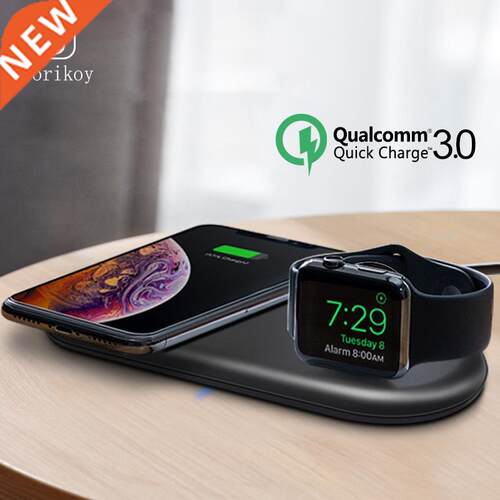 Qi Wireless Charger Pad 2W Magnetic Watch Charging for Apple