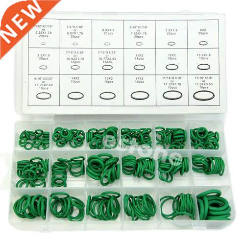 High Quality Rubber 270Pcs 18 Sizes O-ring Kit Green Metric