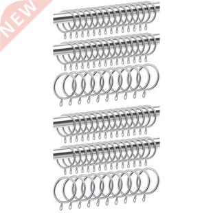 80 Pcs Metal Curtain Ring For Curtains And Poles,Dangling Sl